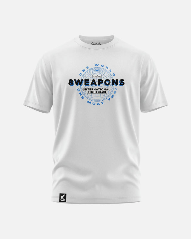8 WEAPONS T-Shirt 1W1MT Oversize - Hvid