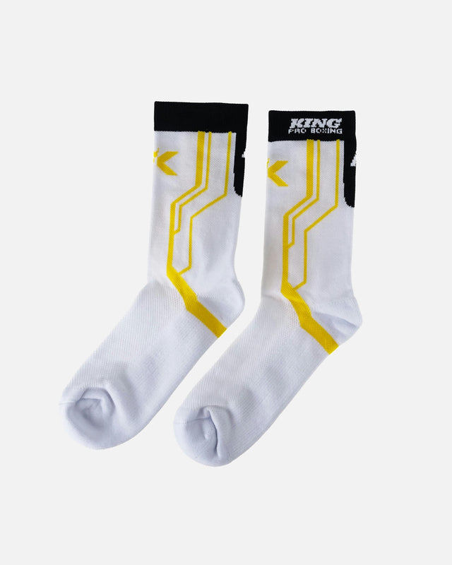 King Pro Boxing Socken Apex Pro – Weiß