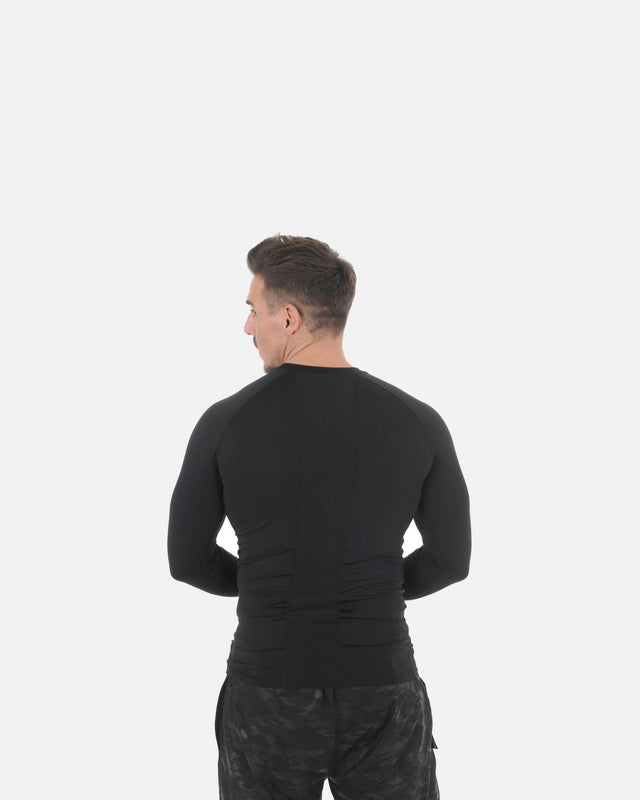 Phantom Athletics Rashguard Tactic Lange Ärmel – Schwarz