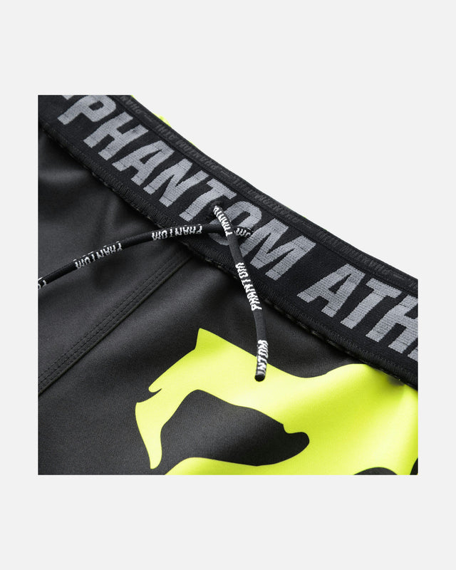 Spodenki Muay Thai Phantom Athletics Revolution – Czarne/Neon
