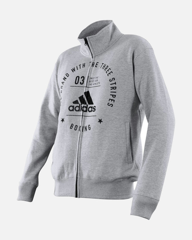 Kurtka treningowa Adidas Community Boxing – Szara/Czarna