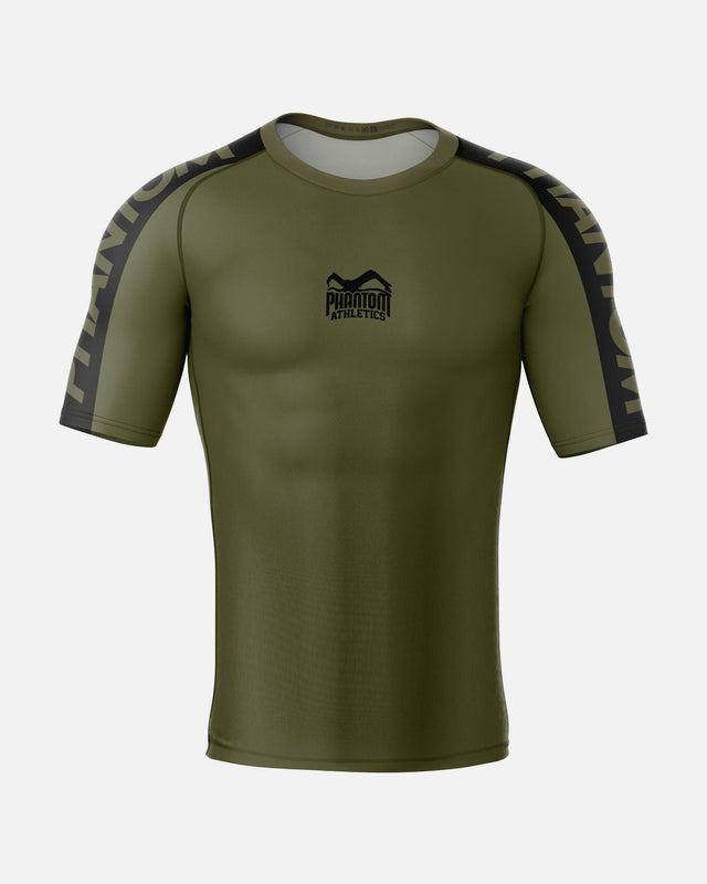 Rashguard Phantom Athletics EVO Apex Mâneci Scurte – Kaki
