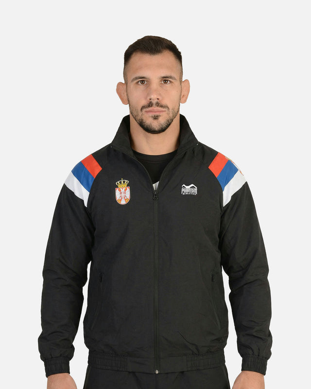 Giacca da allenamento Phantom Athletics DMC Team Serbia – Nero