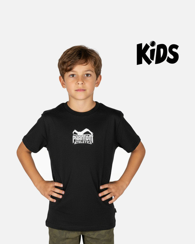 T-shirt Phantom Athletics Team Bambini – Nero