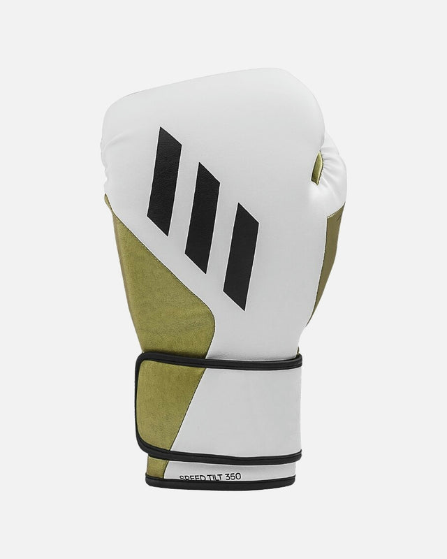 Gants de boxe Adidas Speed Tilt 350 – Blanc/Or