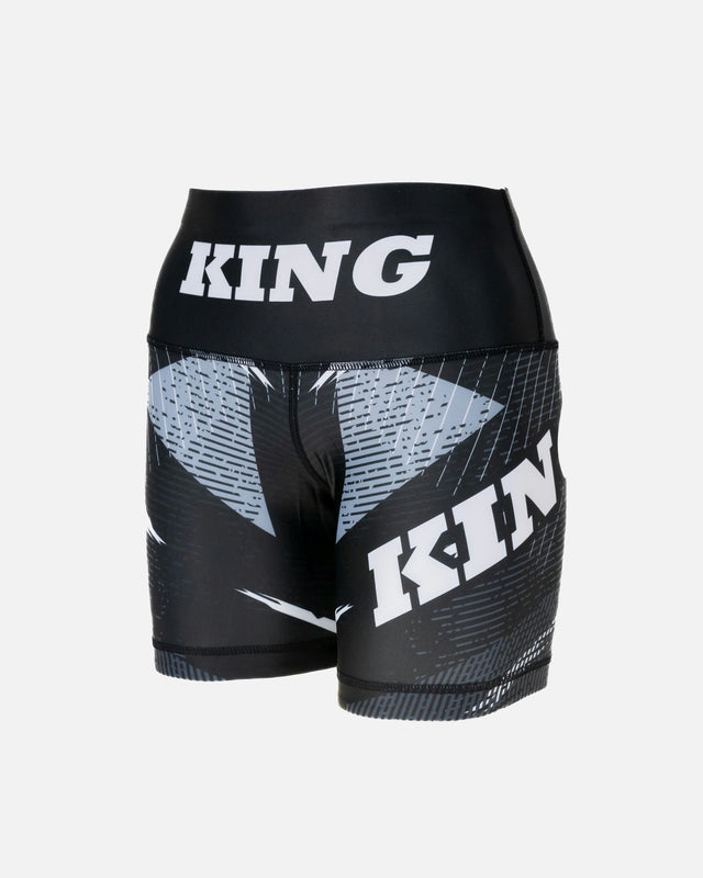 Pantaloncini a compressione King Pro Boxing Shadow 1 da donna – Nero