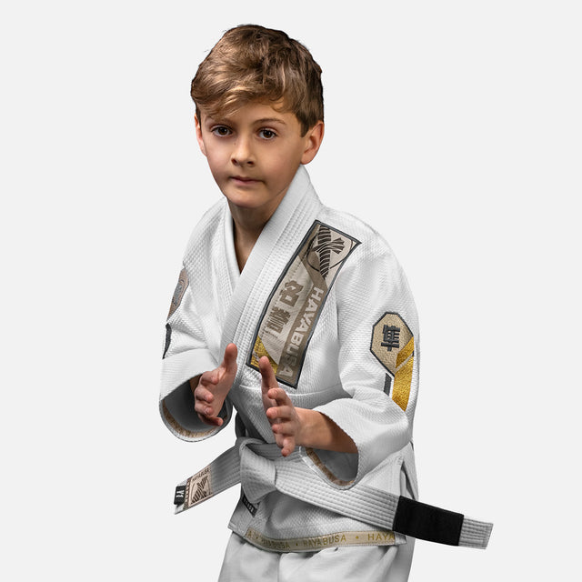 Hayabusa BJJ-gi Ascend til børn - Hvid