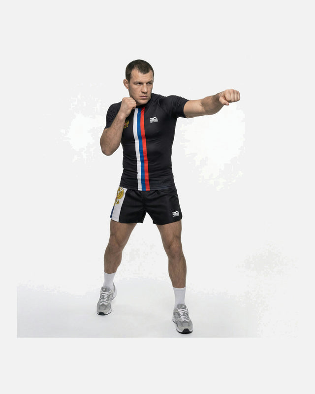 Phantom Athletics MMA Shorts Fusion-R Team Russia - Rood/Wit