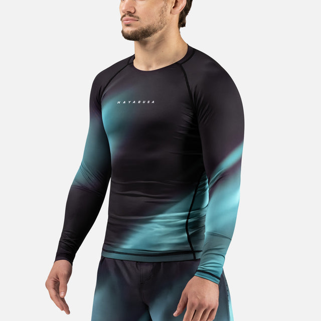 Rashguard Hayabusa Apex Nova Maniche Lunghe - Turchese