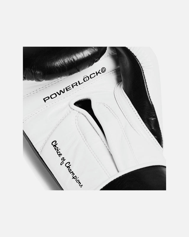 Gants de boxe Everlast Powerlock Pro OG – Noir/Blanc