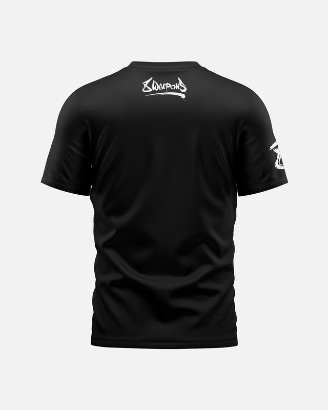 T-shirt 8 WEAPONS Sak Yant Tigers – Nero