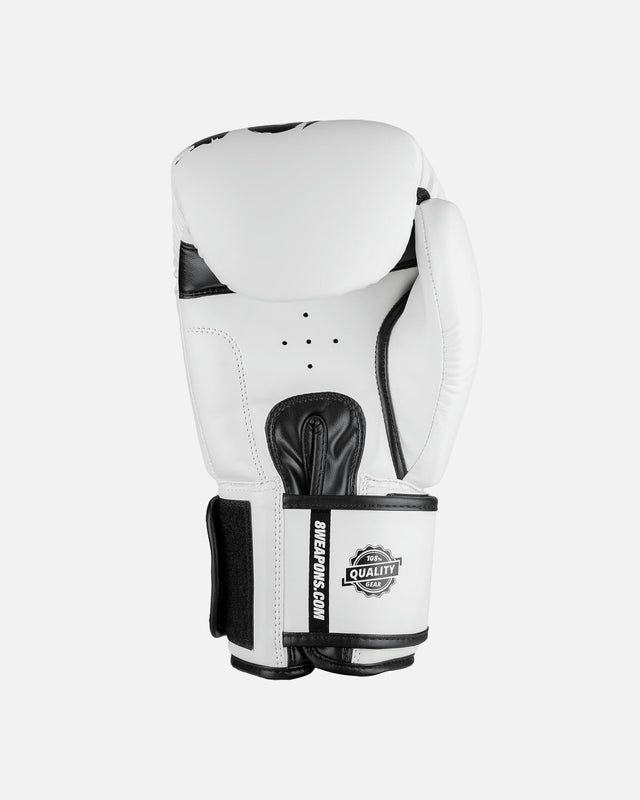 Mănuși de box 8 WEAPONS Unlimited 2.0 – Alb/Negru