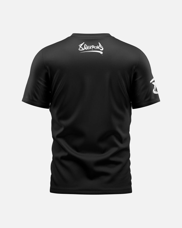 Camiseta 8 WEAPONS Unlimited 2.0 – Negro/Blanco