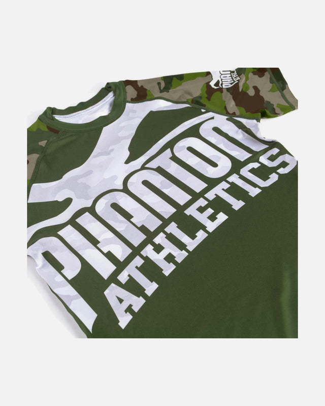 Rashguard Phantom Athletics Warfare – Army Camo