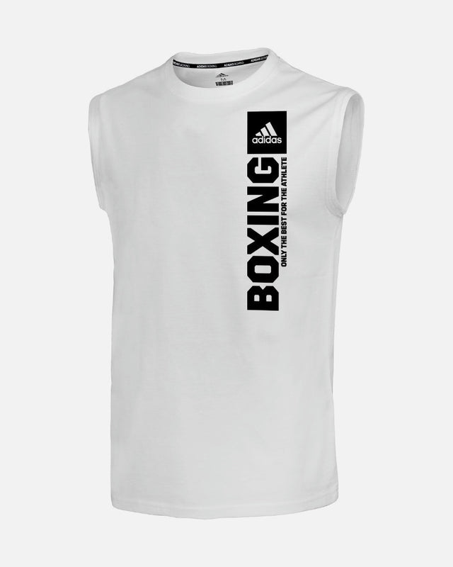 Canotta Adidas Community Boxing – Bianco/Nero