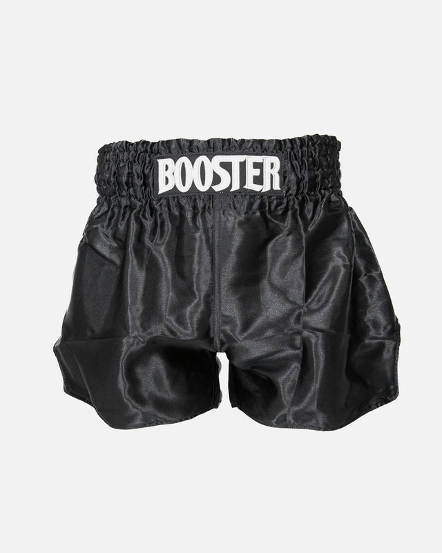 Booster Muay-Thai-Shorts Plain V2 – Schwarz