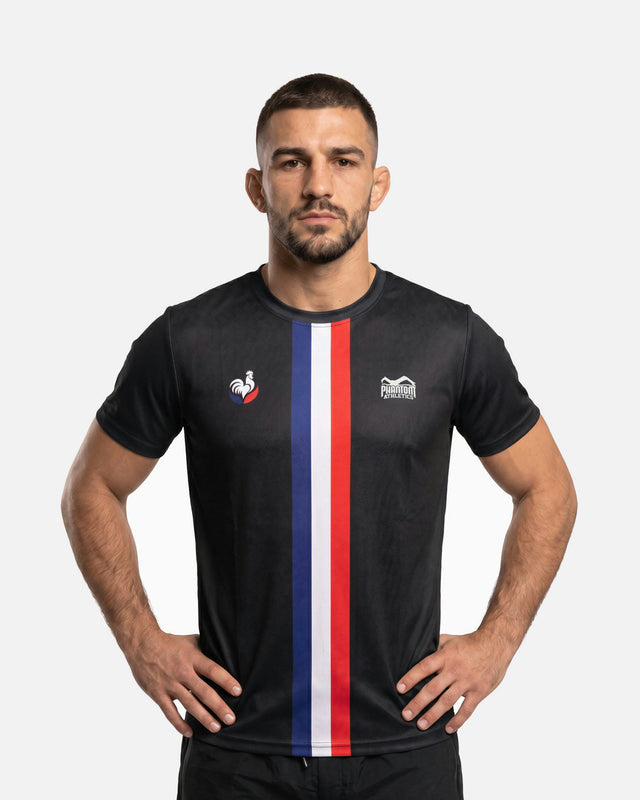 T-shirt da allenamento Phantom Athletics EVO+ Team France – Blu/Bianco