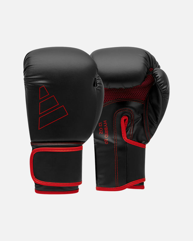 Rękawice bokserskie Adidas Hybrid 80 – Czarne/Czerwone