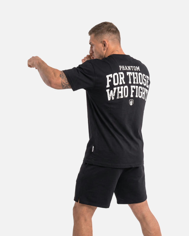 Phantom Athletics Triko FOR THOSE WHO FIGHT – Černé