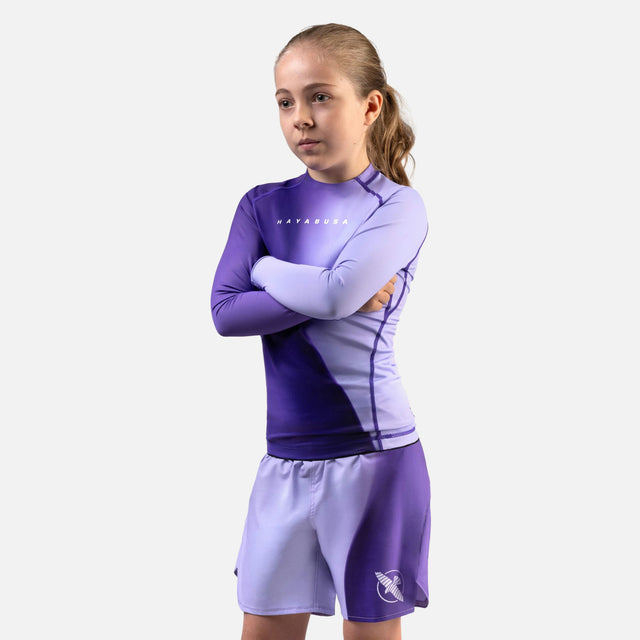 Hayabusa MMA Shorts Apex Nova Kids - Purple