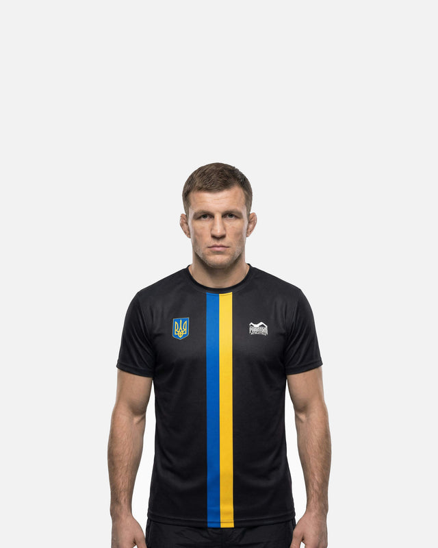 Phantom Athletics T-Shirt EVO+ Team Ukraine – Blau/Gelb