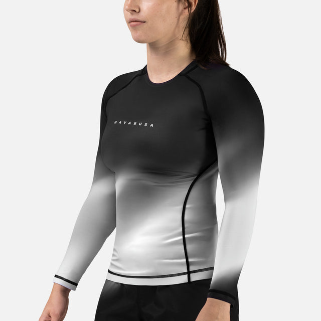 Rashguard Hayabusa Apex Nova – Dlouhé rukávy, dámský, šedý