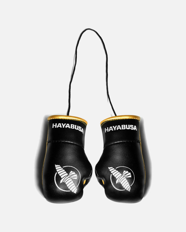 Guantes de boxeo Hayabusa Mini – Negro/Oro