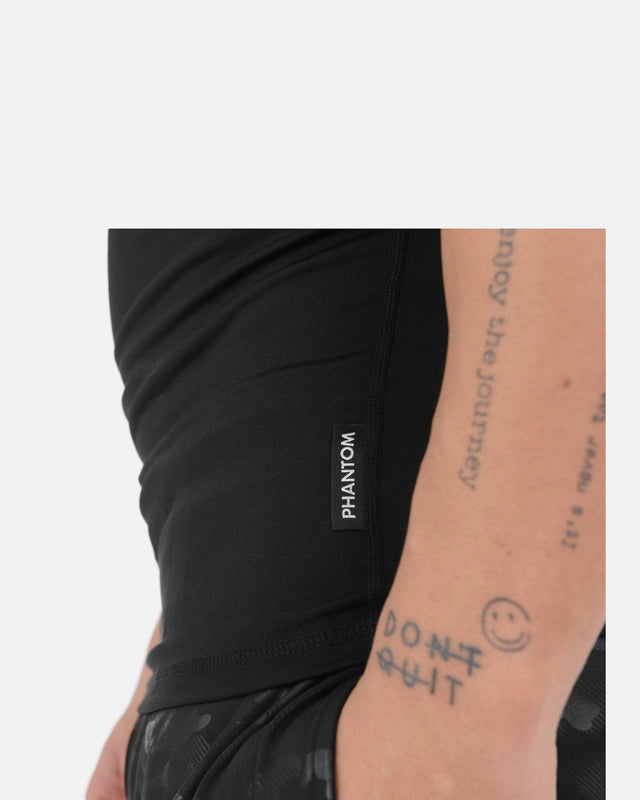 Phantom Athletics Rashguard Tactic Short Sleeve - Black