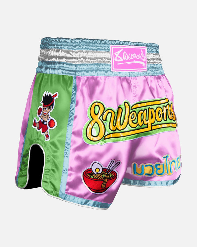 Pantaloncini Muay Thai 8 WEAPONS Yummy – Rosa