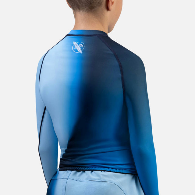 Hayabusa Rashguard Apex Nova Lange Ärmel Kinder – Blau