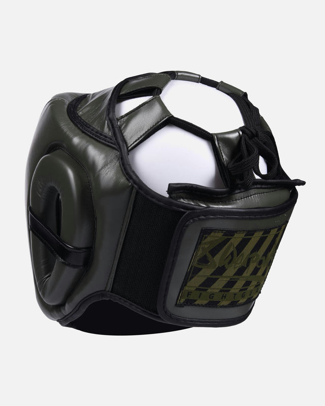 Cască de box 8 WEAPONS Unlimited – Oliv/Negru