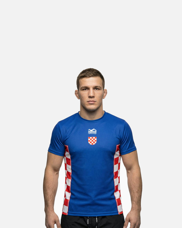 Tricou Phantom Athletics EVO+ Team Croatia – Albastru