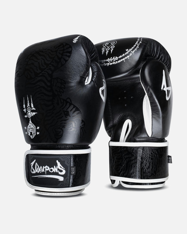 Guantoni da boxe 8 WEAPONS Sak Yant Big Tiger – Nero