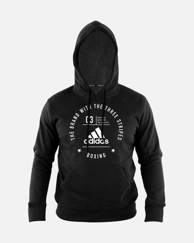 Adidas Hoodie Community Boxing – Nero/Bianco