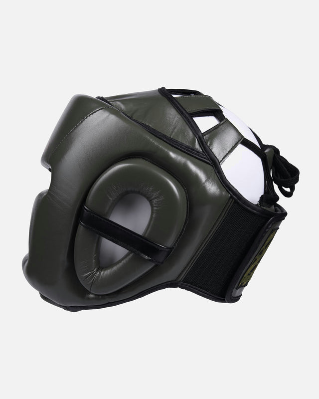Cască de box 8 WEAPONS Unlimited – Oliv/Negru