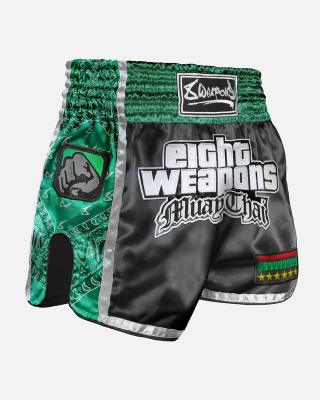 Muay Thai trenky 8 WEAPONS West Coast – Zelené