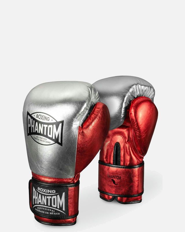 Phantom Athletics Boxningshandskar Mexico – Silver/Grön/Röd