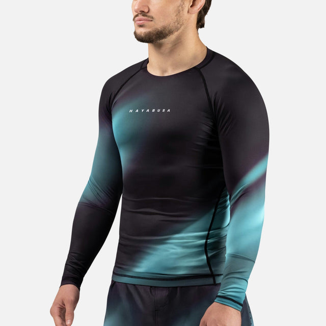 Rashguard Hayabusa Apex Nova Maniche Lunghe - Turchese