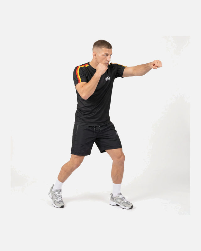 Phantom Athletics T-Shirt EVO+ Germany AS – Schwarz/Rot/Gold
