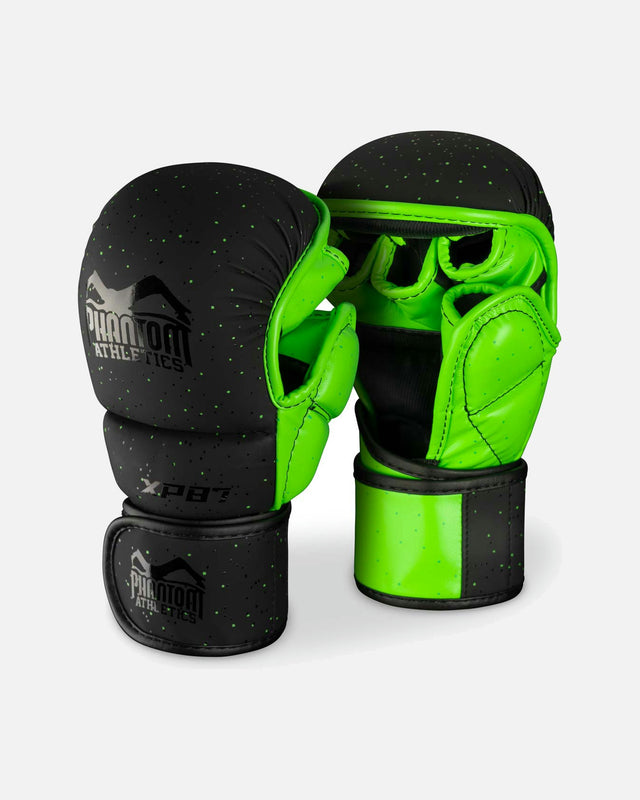 Guanti MMA Phantom Athletics Galaxy – Nero/Verde Neon