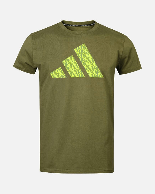 Adidas T-Shirt Perfo Script Graphic - Grøn
