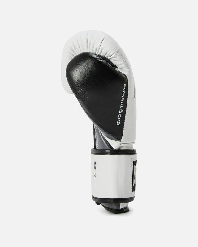 Guantoni da boxe Everlast Powerlock OG – Bianco/Nero