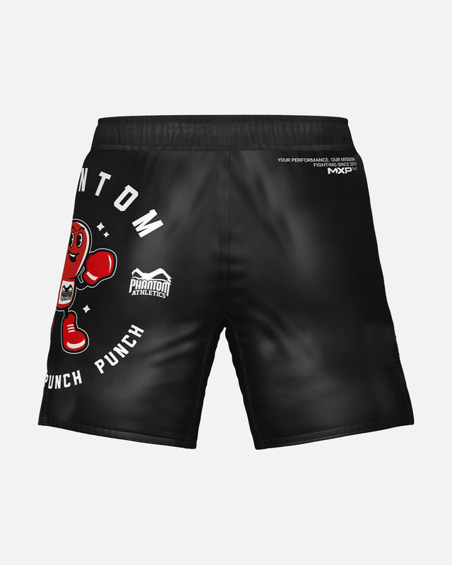 Spodenki MMA Phantom Athletics EVO Punchy – Czarne/Czerwone