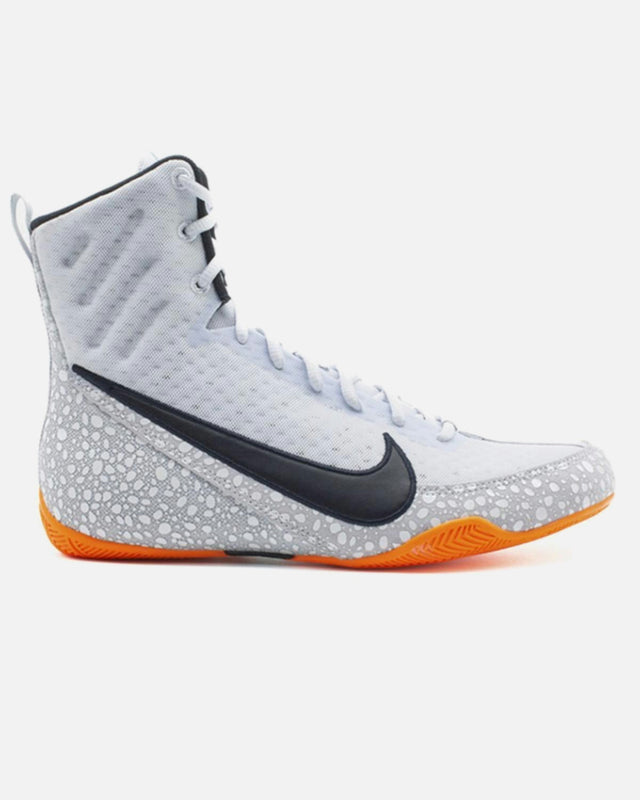 Botas de boxe Nike Machomai 3 SE – Prateado/Laranja