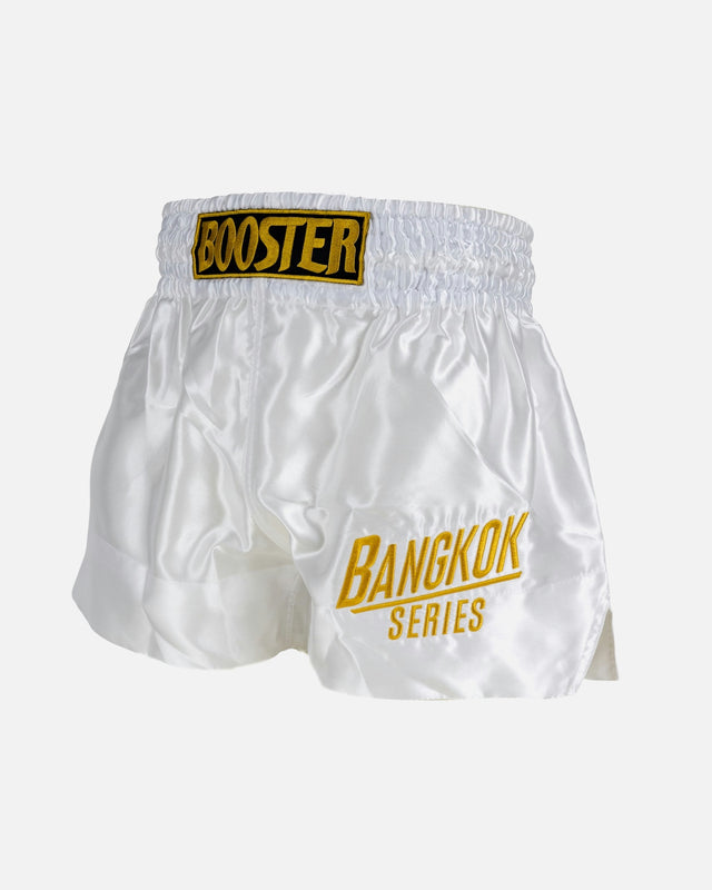 Booster Muay-Thai-Shorts Bangkok – Weiß