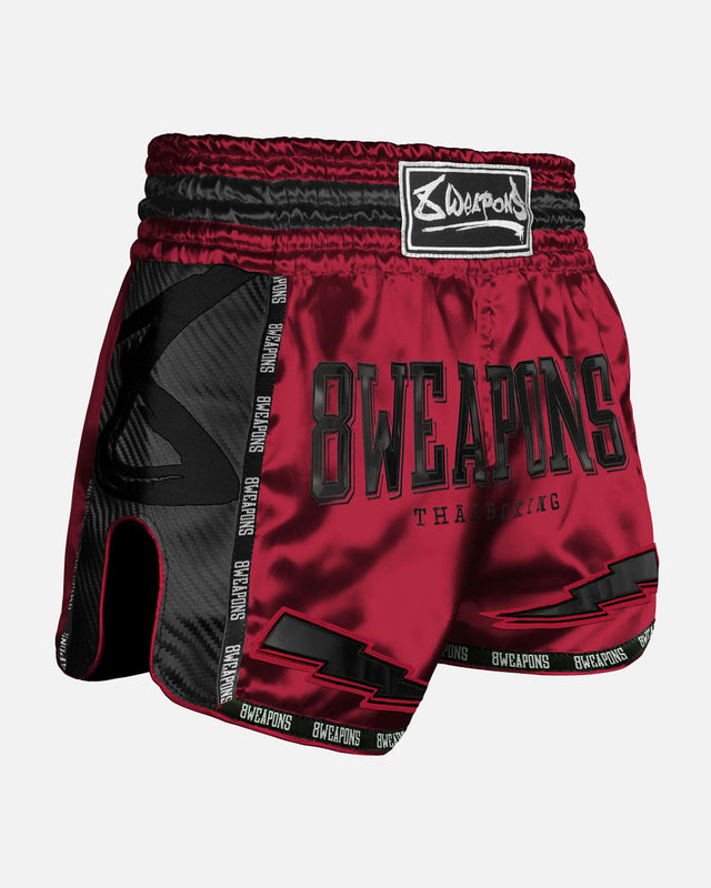 Pantalones de Muay Thai 8 WEAPONS Carbon – Rojo