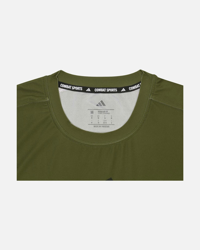 Adidas Trička Tech Line – Olivová
