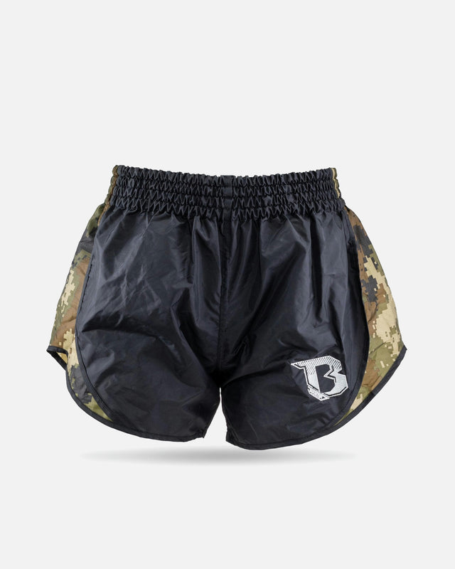 Pantaloncini Muay Thai Booster Retro Hybrid – Verde