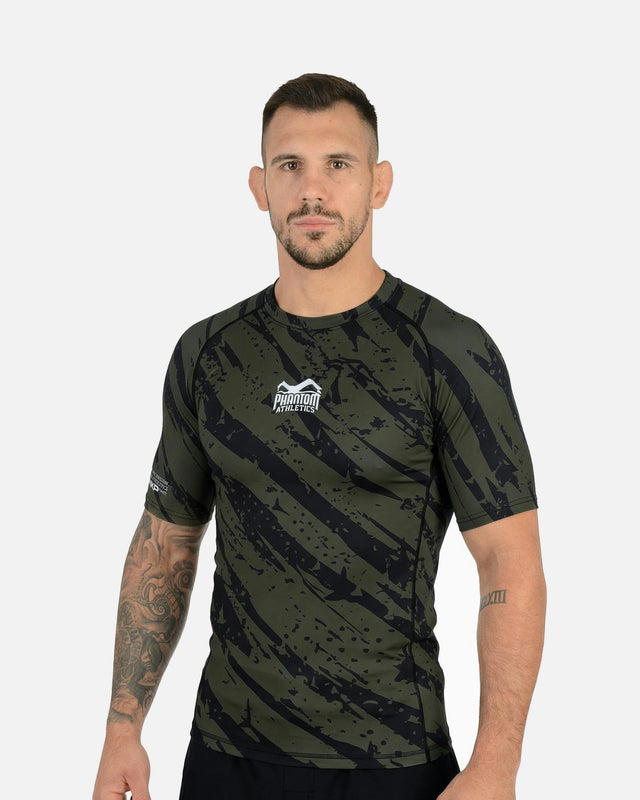 Phantom Athletics Rashguard EVO Camo Tiger – Grön