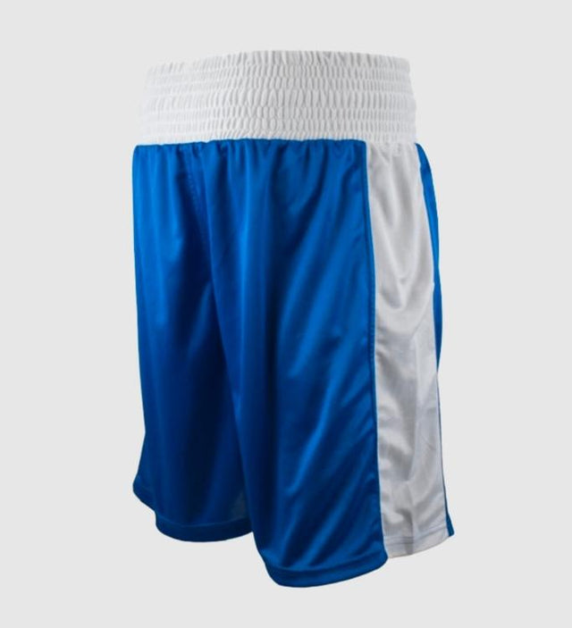 Pantaloni scurți de box Super Pro Club – Albastru/Alb